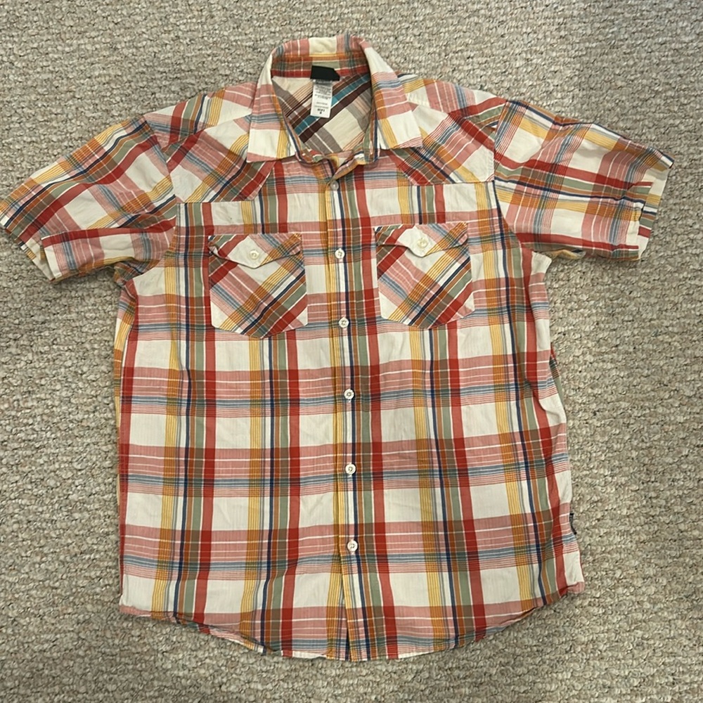 Men’s Patagonia Short sleeve Button down shirt, Medium